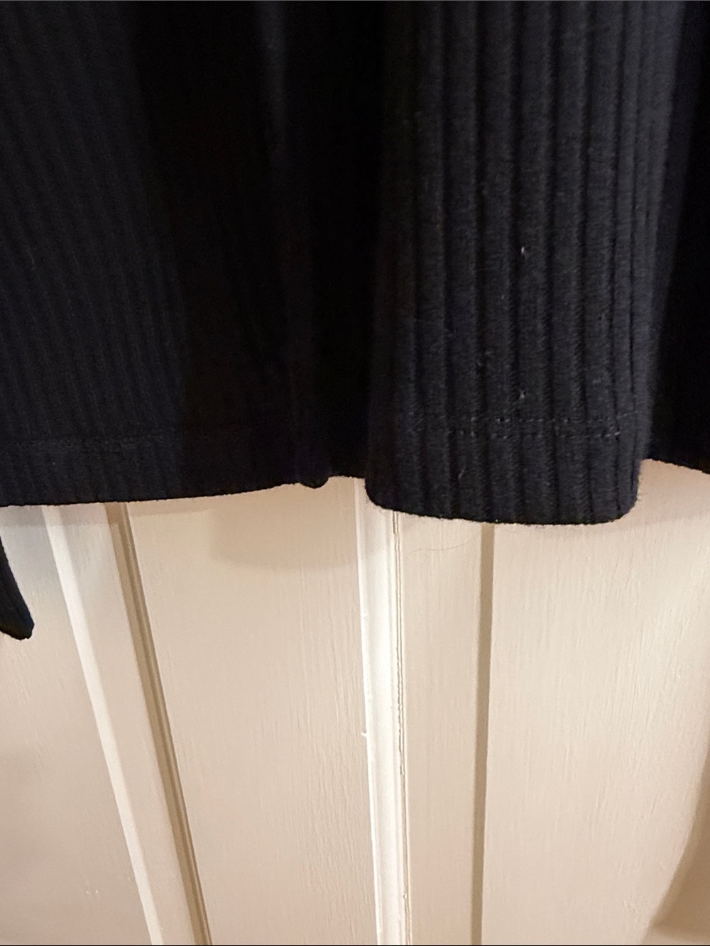Splendid Black Rib Knit Open Cardigan - Picture 7 of 9